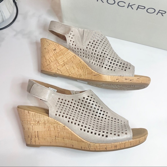 Rockport Women's Briah PERF Sling Wedge Sandal - Picture 5 of 12